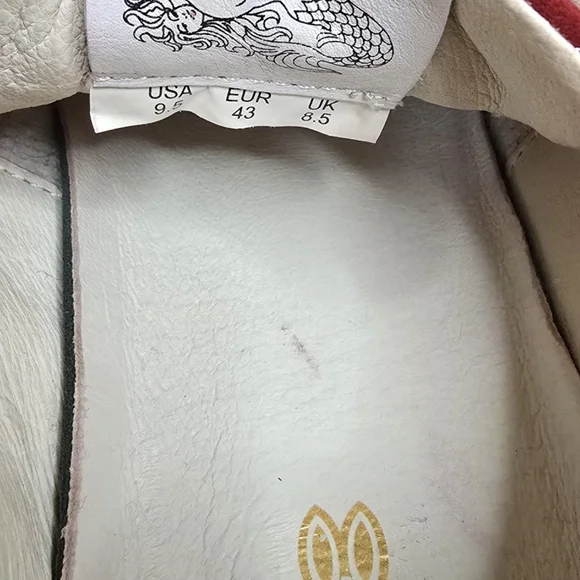 Psycho Bunny Sneakers Shoes Leather & Suede Trim Powerline Size 9.5 RARE - Picture 7 of 7